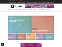 Tablet Screenshot of blogacine.com